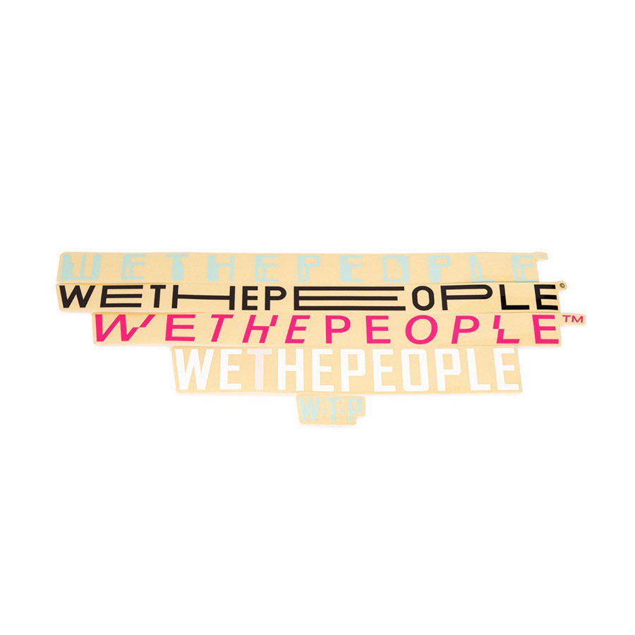 WETHEPEOPLE - 4 BIG STICKER PACK - ASSORT 