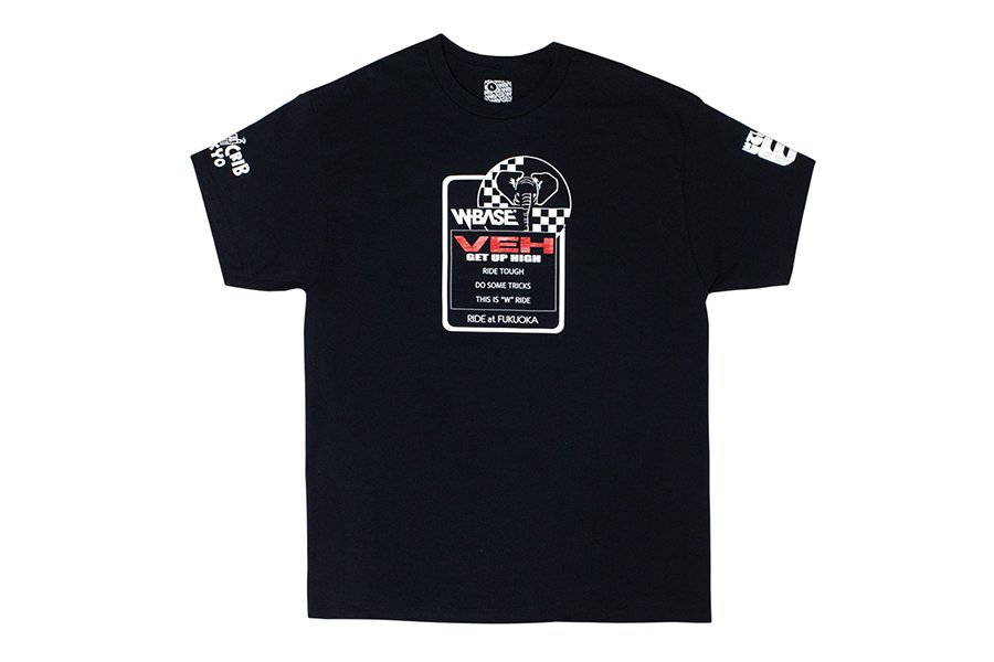 W-BASE x MESSCRIB x JITENSHAYA B - VEH TEE - BLACK