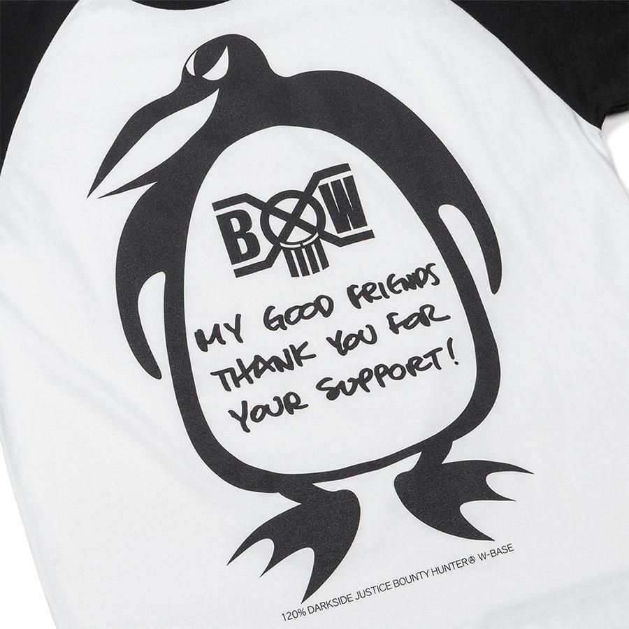 BOUNTY HUNTER x W-BASE - BxW RAGLAN TEE TIN BADGE SET
