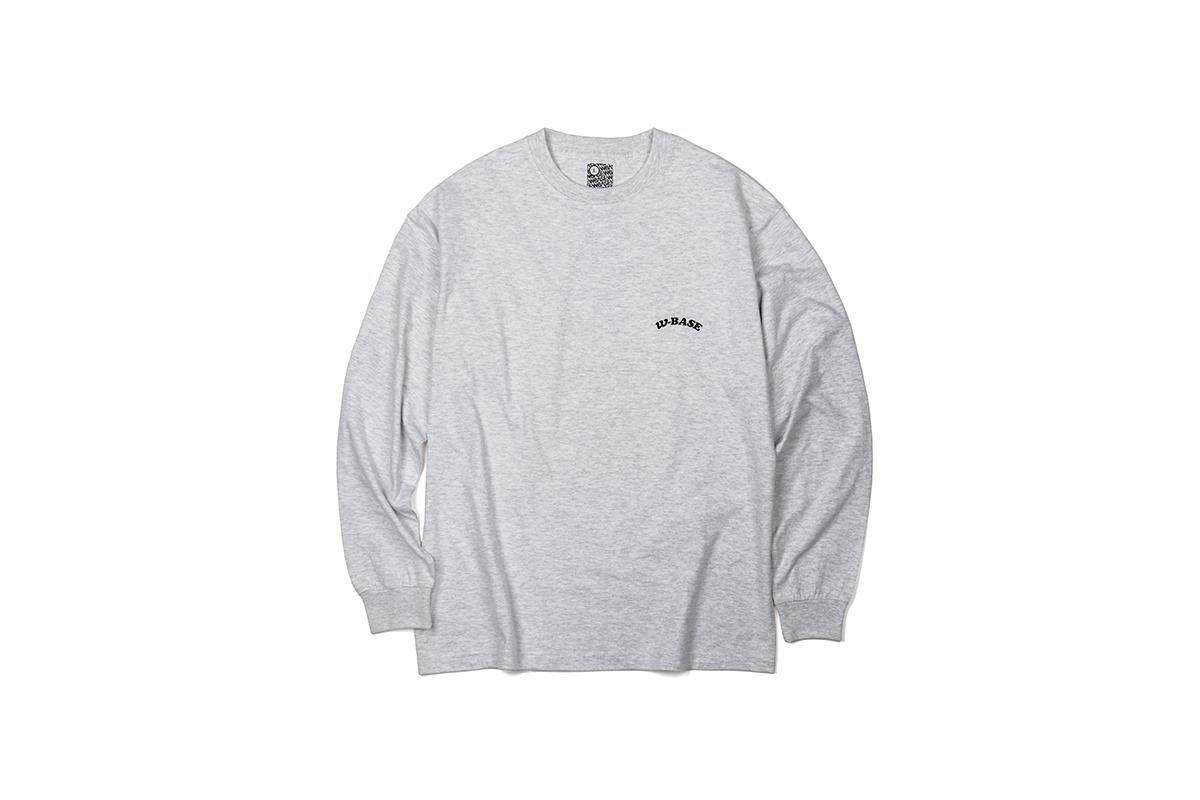 W-BASE - PYLON  L/S TEE - GREY