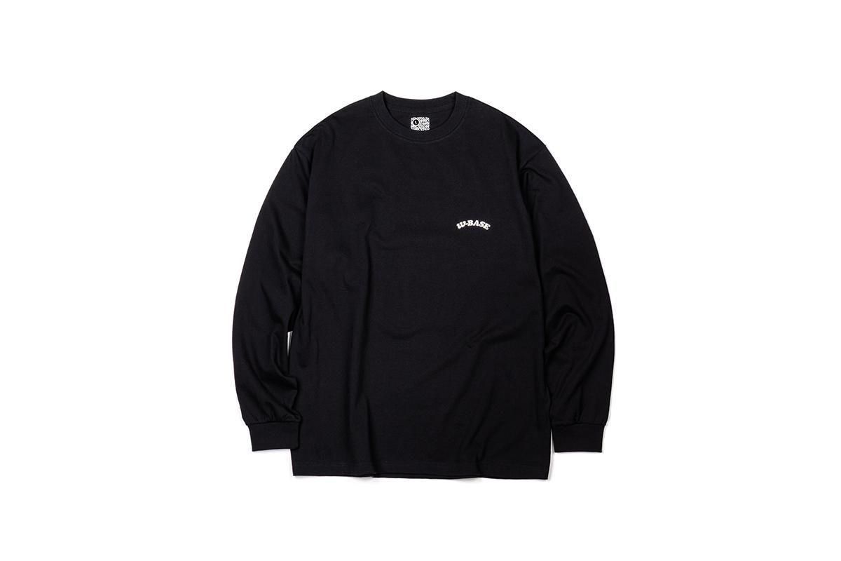 W-BASE - PYLON  L/S TEE - BLACK
