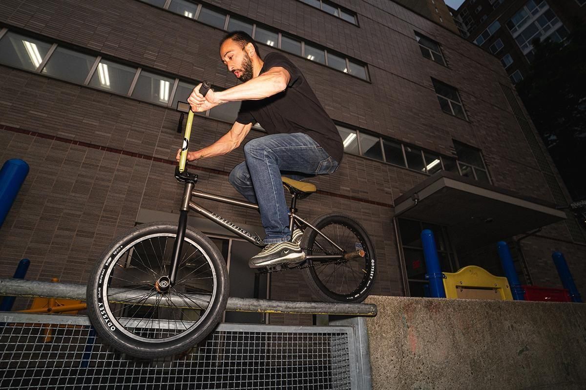 BROOKLYN MACHINE WORKS - 6040 BMX FRAME - STAINLESS CLEAR - W-BASE