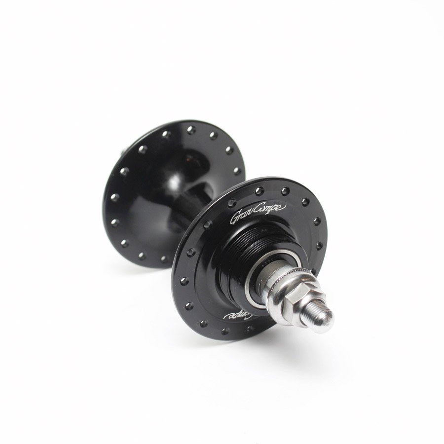 GRANCOMPE - TRACK HUB - REAR - 32H - SILVER - W-BASE | BMXやピスト