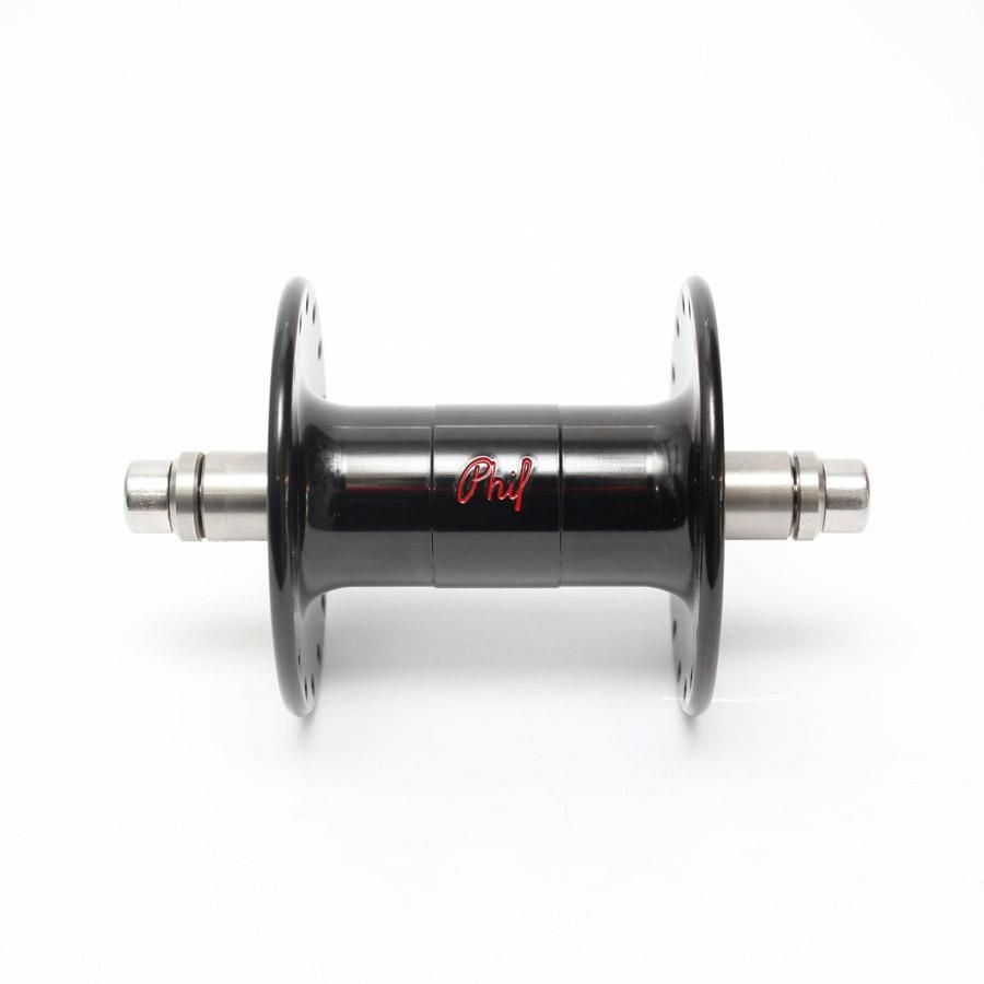 PHILWOOD - HIGH FLANGE HUB - FRONT - 32H - BLACK - W-BASE | BMXや 