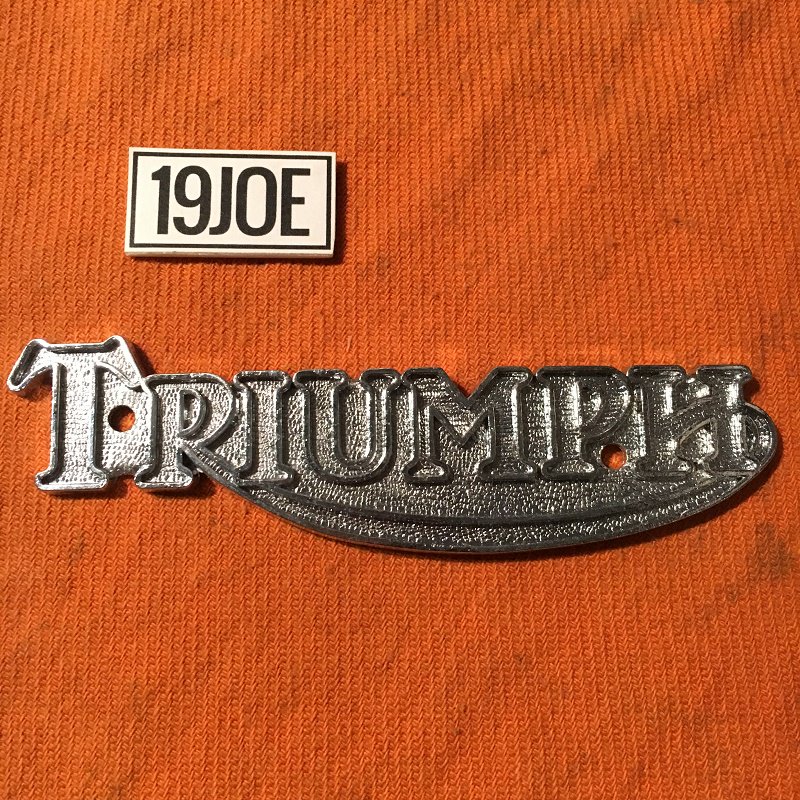 Triumphタンクバッジ 73-81年 - GreenSmith