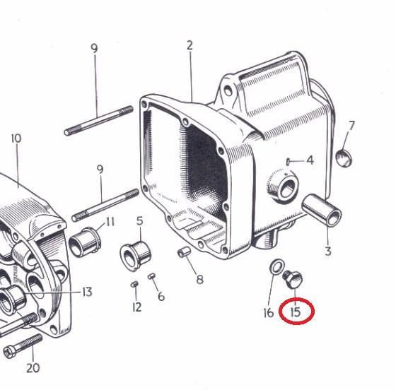 ギアボックスドレンプラグ P U トライアンフ 旧車 パーツ通販 19joe