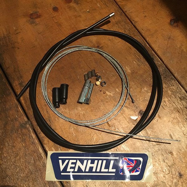 Venhill スロットルケーブル製作キット - トライアンフ 旧車 修理