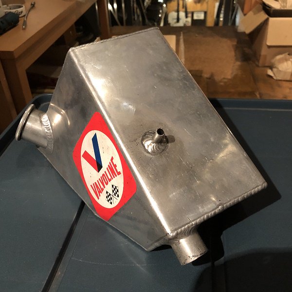 Webco style Alloy OIL TANK for Any TRIUMPH and Other Custom M/C - GreenSmith