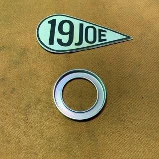 ワイヤーホイール ダストカバー2枚 ホイールベアリングダストカバー 53