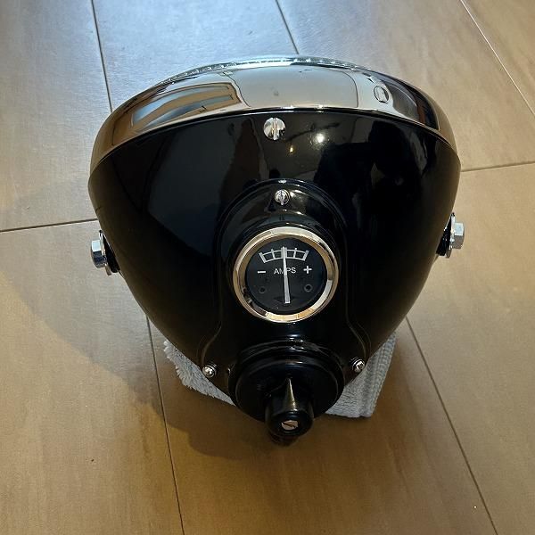 ルーカスSSU700タイプヘッドランプ ブラック WASSELL