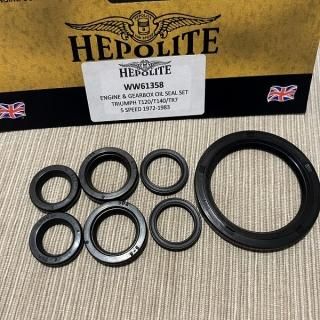 エンジン/ギアボックス オイルシールセット 72-83年Triumph750