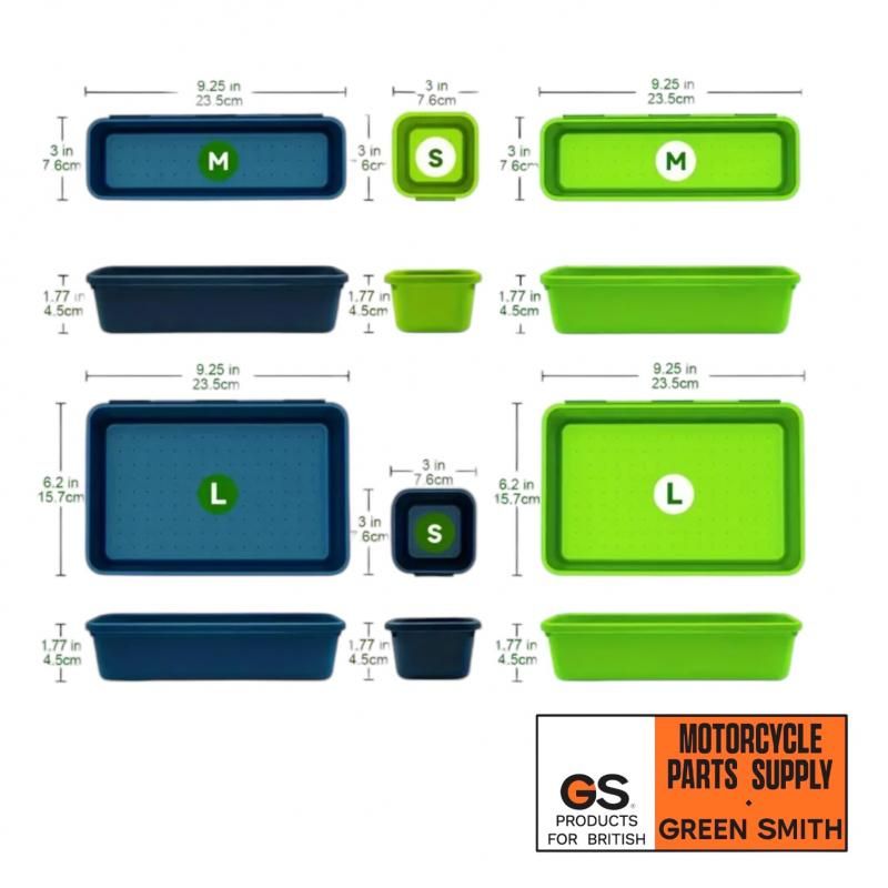 プラスチックパーツトレーSET 26PC - GreenSmith