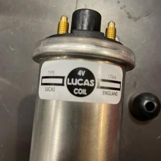 Lucas 4V Oil Filled Ignition Coil - 17M4