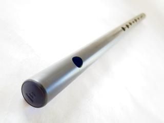 【極美品】篠笛　ドレミ音階七本調子　茶笛　天地巻　花吹雪　立平 極美品】篠笛 ドレミ音階七本調子 茶笛 天地巻 花吹雪 立平