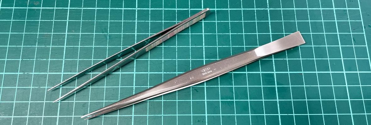 つまみ細工のピンセット
