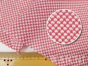 小紋 鹿の子絞り 江州椿 地模様 網目 正絹 スモールサイズ y402