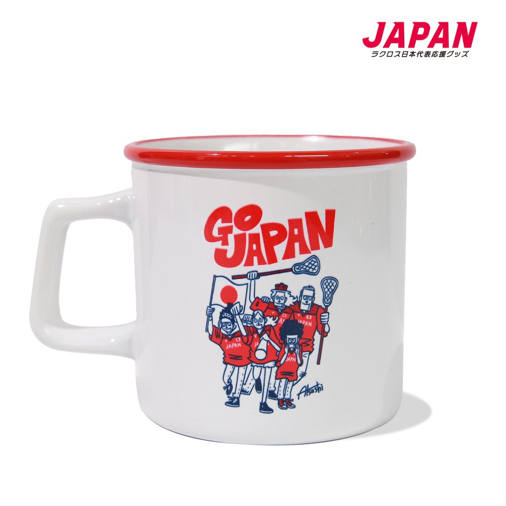 Go Japan Camp Mug タケウチアツシ ラクロス日本代表応援グッズ Vasallo Online Store Tokyo Lacrosse Company