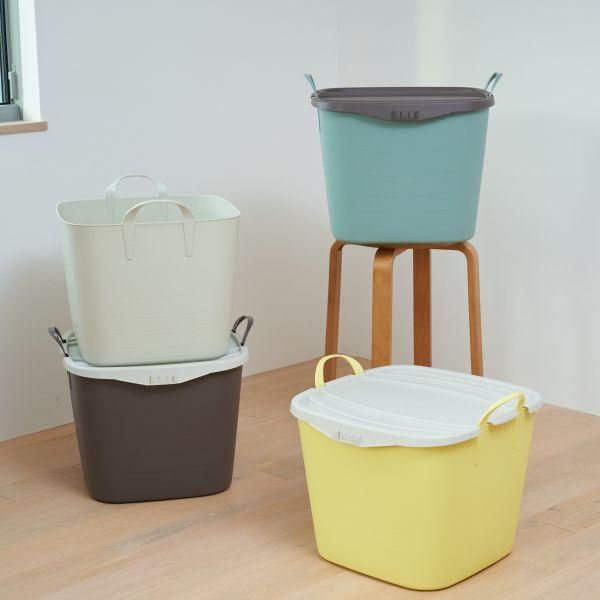 中身を隠す簡単収納 スタックストー バケット専用フタ「onbaquet