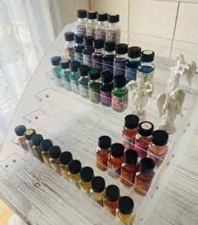 アンシェントメモリーオイル収納クリア棚 - 天使とアートと占い