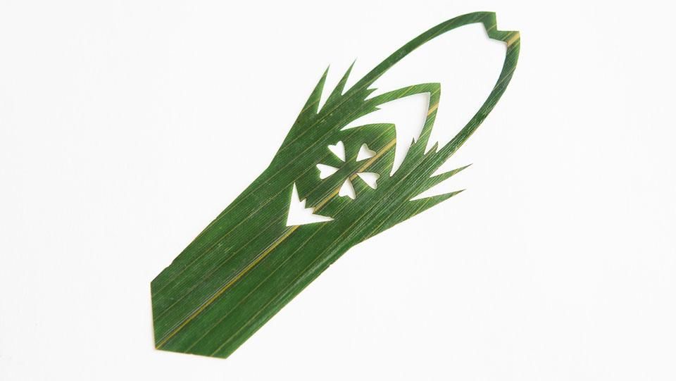 桜笹（弍） さくらざさ 11×4cm - ＜公式サイト＞ 料理あしらい