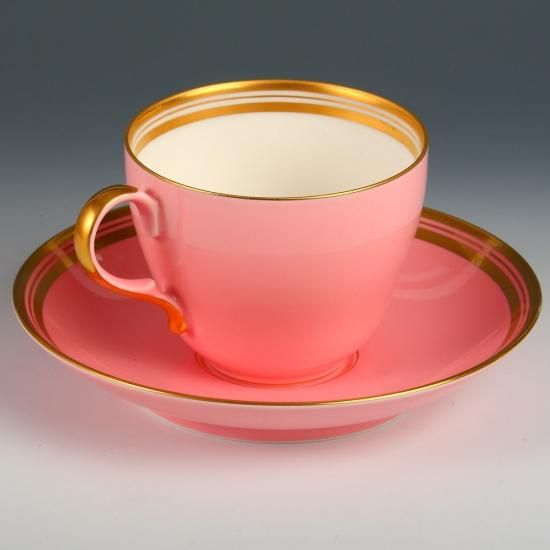 ピンクゴールドコーヒー碗皿 - ナカヤマ販売オンラインショップ