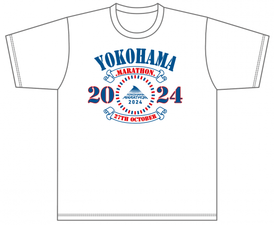 横浜マラソン2022 Ｔシャツ (白） - グッズショップ