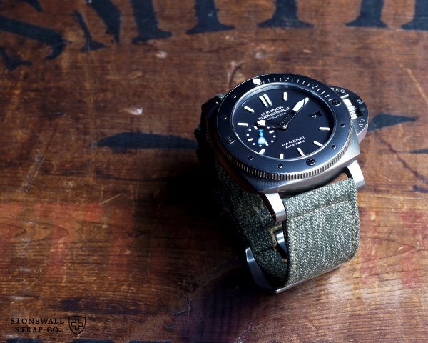 STONEWALL | for PANERAI Canvas Strap 2p #Swiss Army