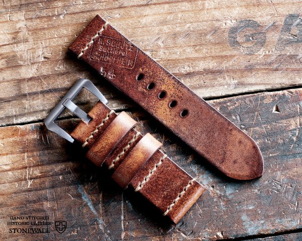 STONEWALL | for PANERAI Strap 2p #Swiss Army (Flax)