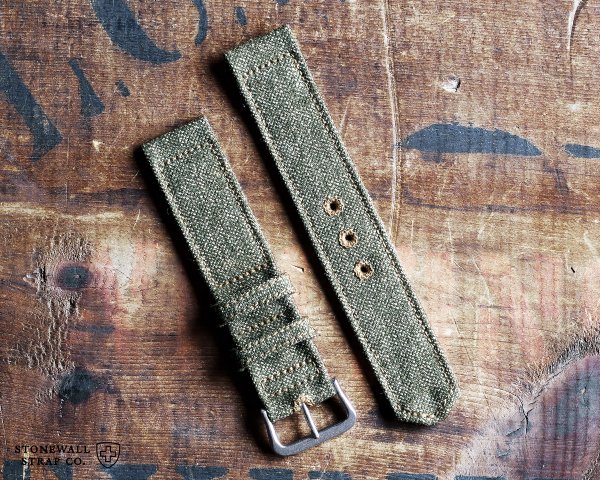 STONEWALL | Canvas Strap 2p Single #Swiss Army (S&P)