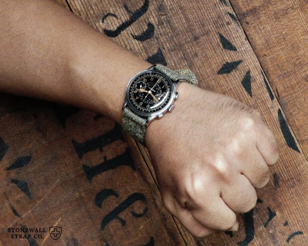 STONEWALL | Canvas Strap 2p Single #Swiss Army (Khaki)