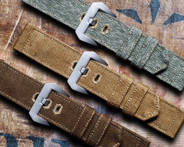 STONEWALL | for PANERAI Canvas Strap 2p #Swiss Army