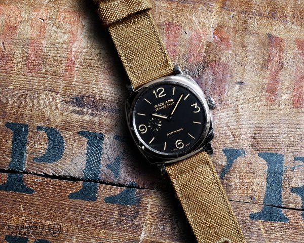 STONEWALL | for PANERAI Canvas Strap 2p #Swiss Army