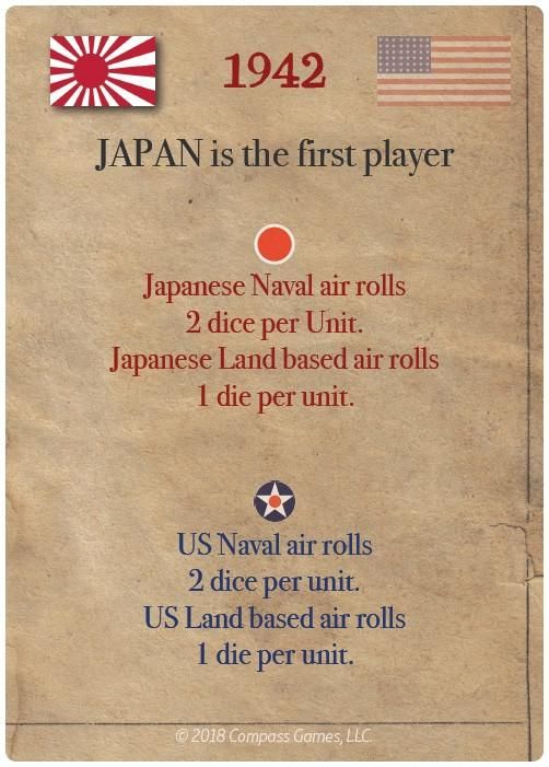 日本語PDFルールあり】Pacific Tide（太平洋戦争） - 歴史ボード