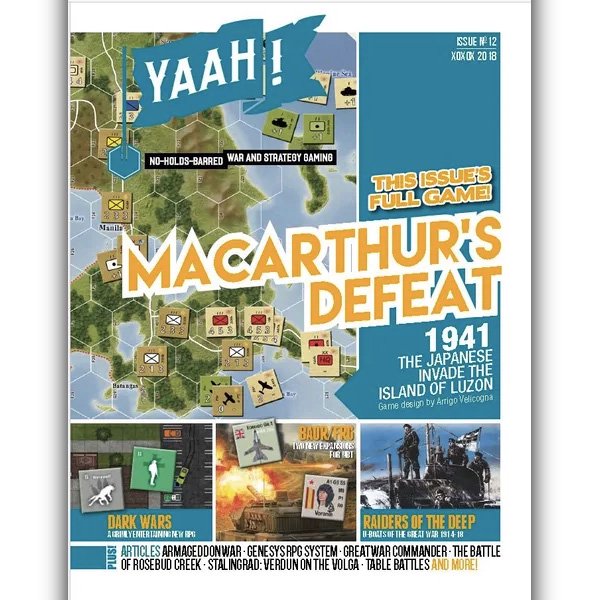 日本語PDFルールあり】YM12- Macarthur's Defeat - 歴史ボードゲーム 