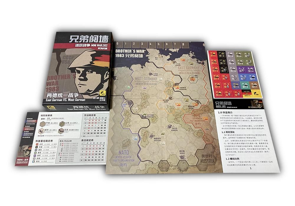日本語PDFルールあり】Brother's War 1983 - 歴史ボードゲーム