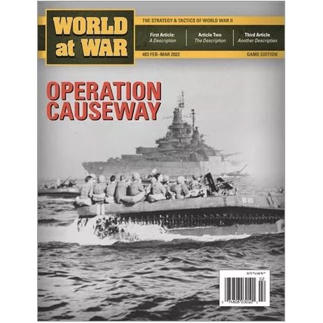 日本語PDFルールあり】WW83- Operation Causeway - 歴史ボードゲーム 