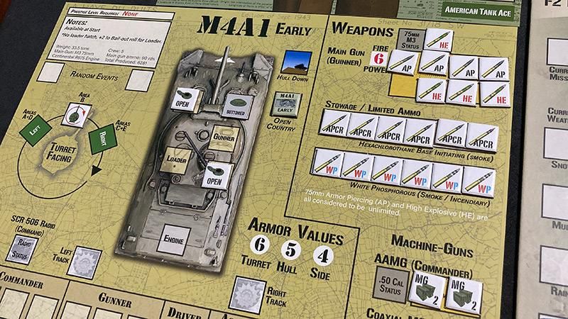 PDF日本語ルールあり】American Tank Ace: 1944-45 - 歴史ボード