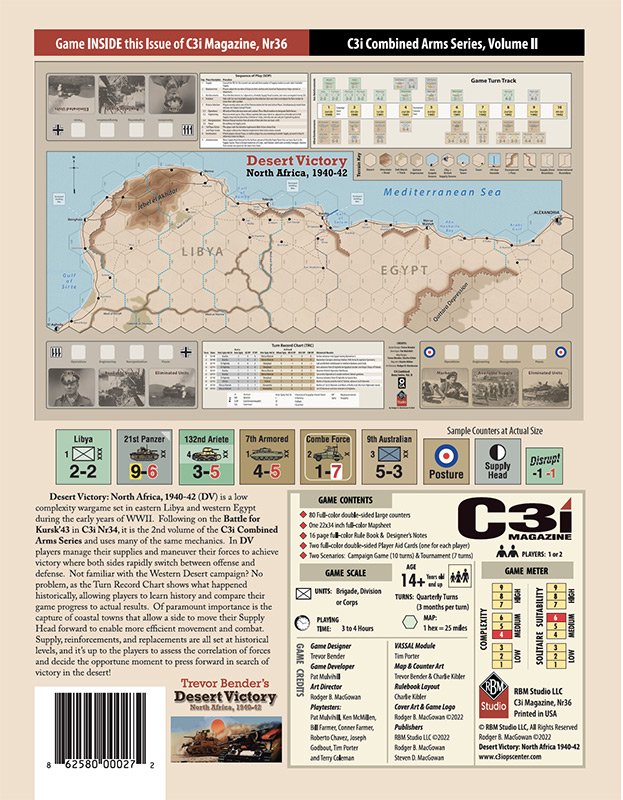 日本語PDFルールあり】C3i Magazine Nr.36- Desert Victory - 歴史 