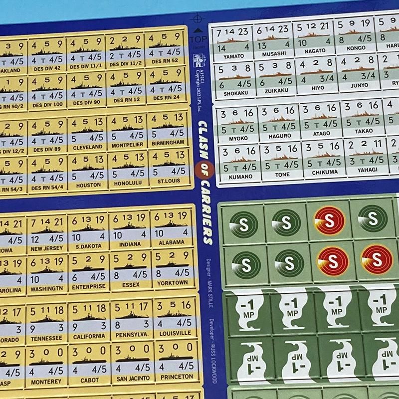 印刷済み日本語ルールブック付き】AtO58- Clash of Carriers