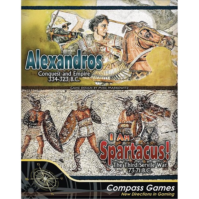 印刷済み日本語ルールブック付き】Alexandros and I Am Spartacus 