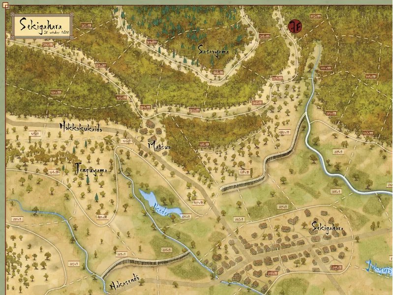 印刷済み日本語ルールブックつき】Sekigahara1600 - 歴史ボードゲーム専門通販ショップ: 小さなウォーゲーム屋