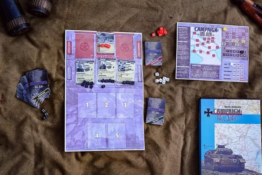 全品送料0円 Fall 印刷済み日本語ルールブック付き】Campaign: Blau 歴史 - ウォーゲーム