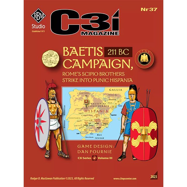 印刷済み日本語ルールブック付き】C3i Magazine Nr.37- Baetis Campaign - 歴史ボードゲーム専門通販ショップ:  小さなウォーゲーム屋