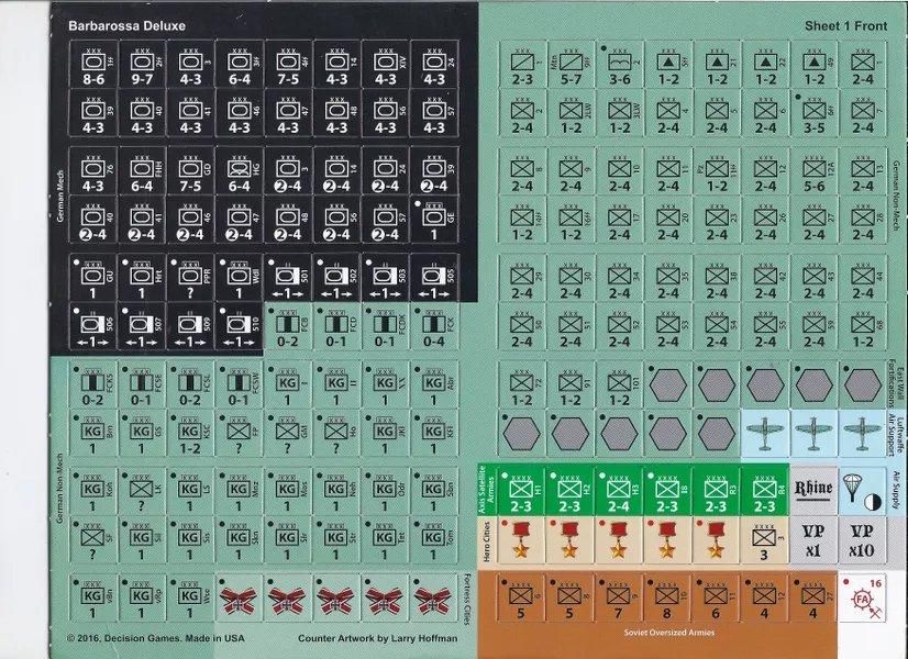 印刷済み日本語ルールブック付き】Barbarossa Deluxe - 歴史 印刷済み日本語ルールブック付き】Barbarossa Deluxe - 歴史