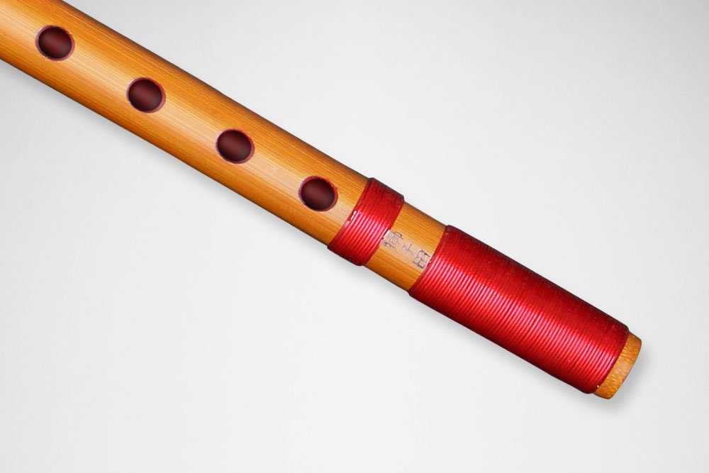 さんさ踊りに 篠笛 竹渓 3本調子 7穴 未使用 - 管楽器、笛、ハーモニカ