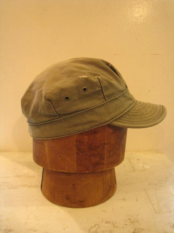 40s WW2 US ARMY HBT ユーティリティ キャップ 米軍実物