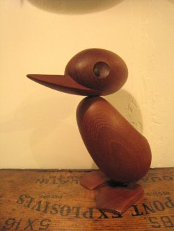 60's Teak Duck Design by Hans Bolling