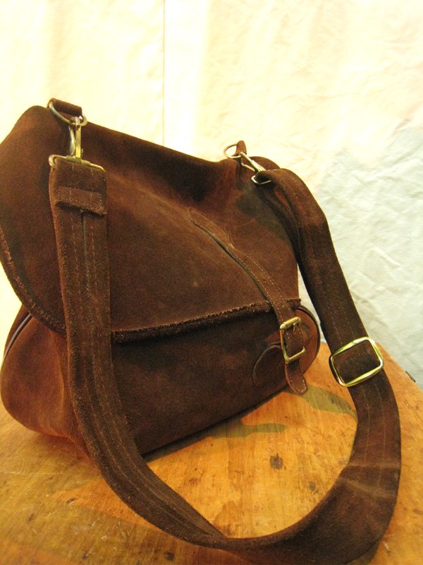 80's LL Bean Suede Shoulder Bag - Spring Store by rightyright
