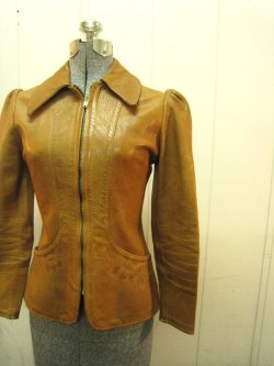 70's NATURAL COMFORT Leather Jacket