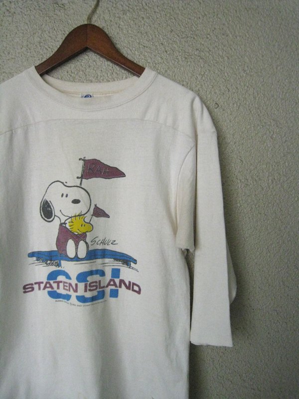 70's Snoopy Football T-shirt - Spring Store by rightyright